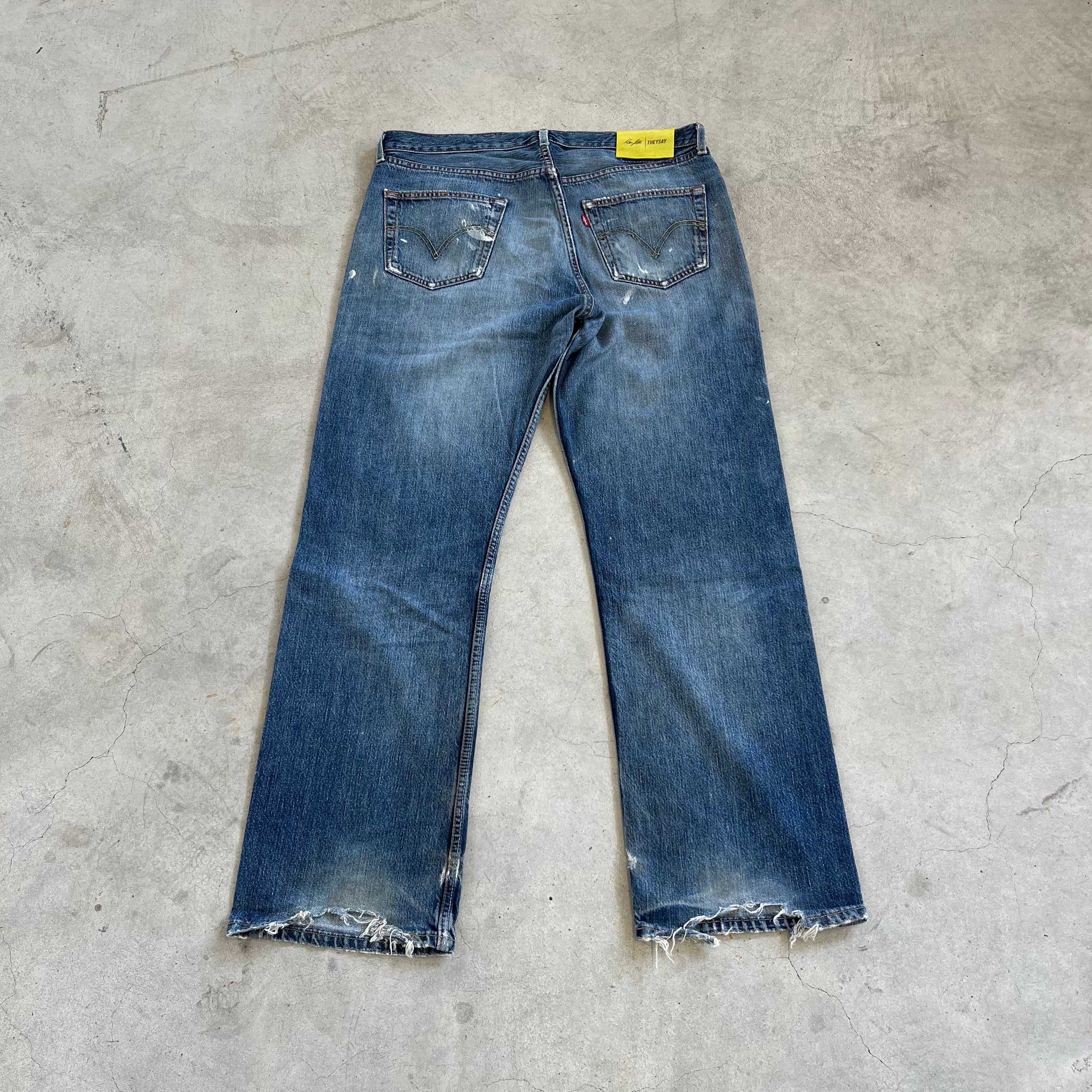 THEYSAY® x Marc Staeblein Vintage Rework Levi‘s 501 Denim W36 x L34