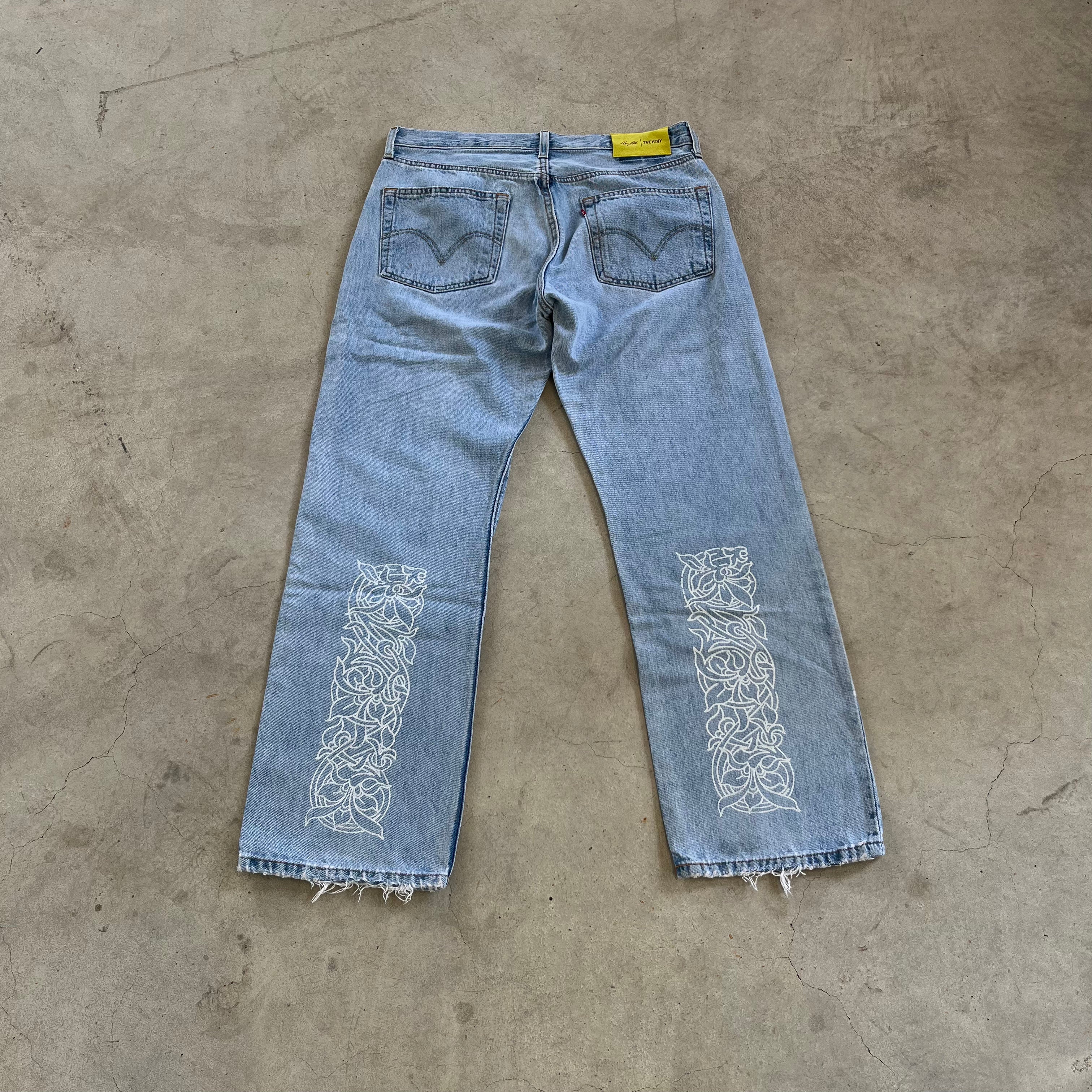 THEYSAY® x Marc Staeblein Vintage Rework Levi‘s 501 Denim W33 x L32