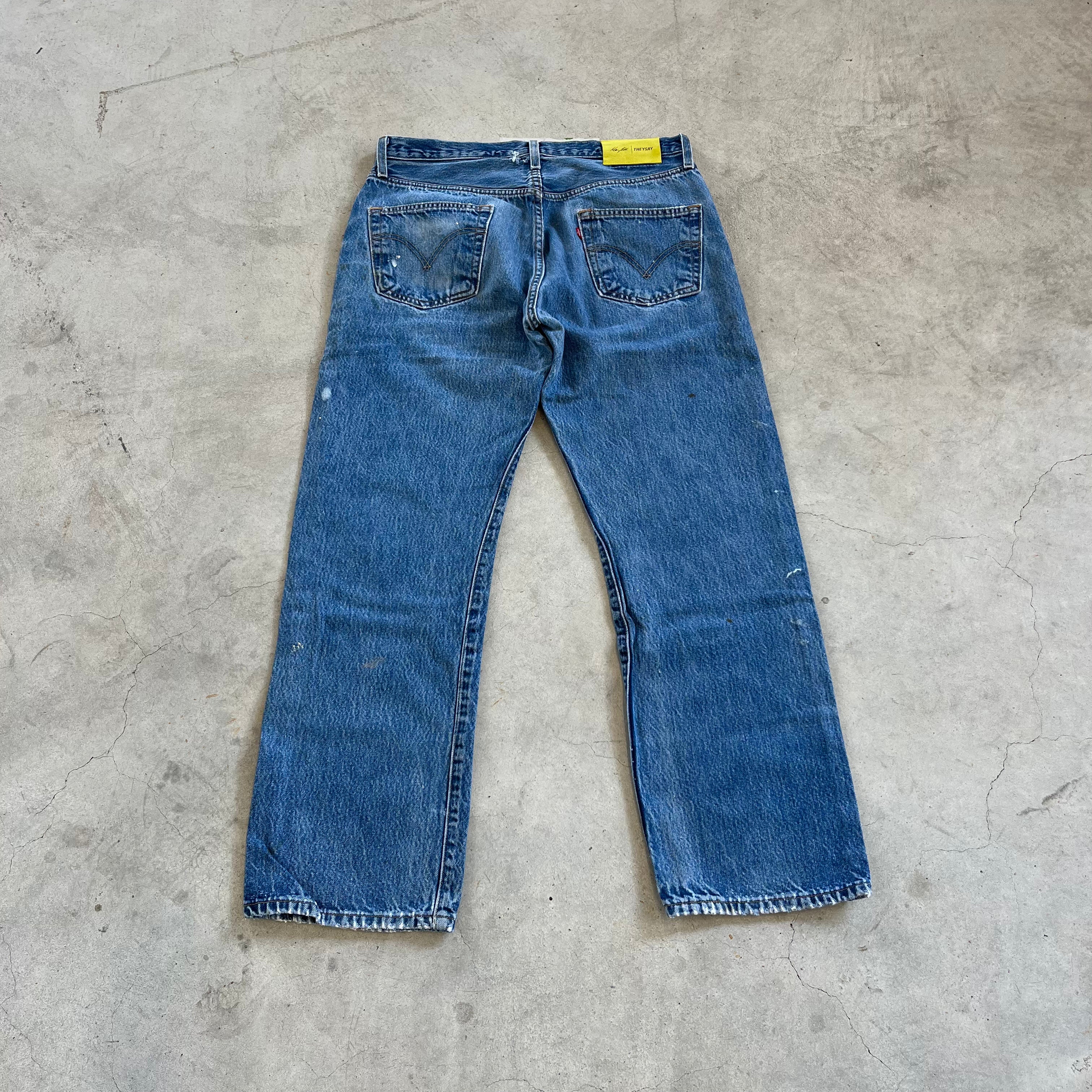 THEYSAY® x Marc Staeblein Vintage Rework Levi‘s 501 Denim W34 x L32