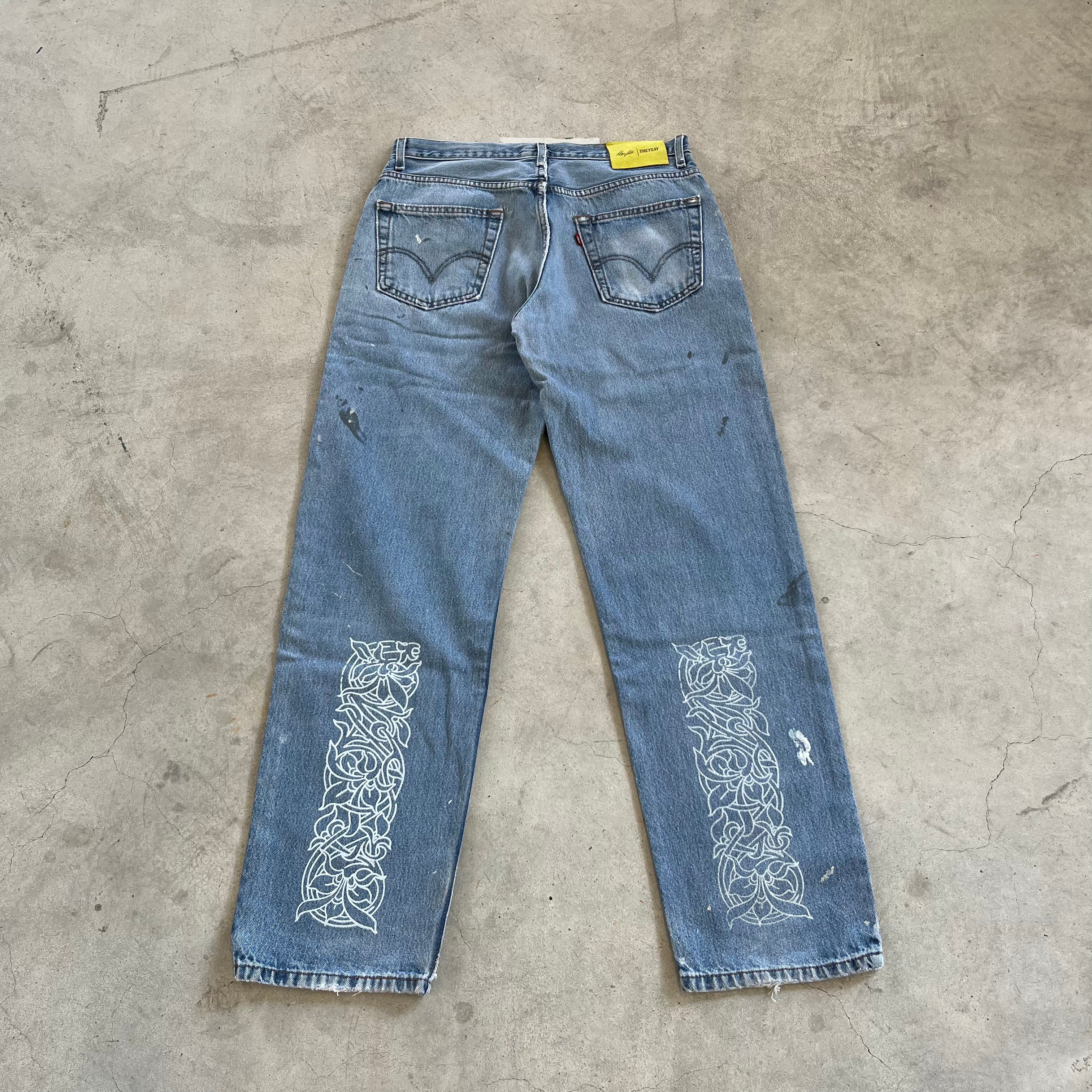 THEYSAY® x Marc Staeblein Vintage Rework Levi‘s 501 Denim W31 x L34