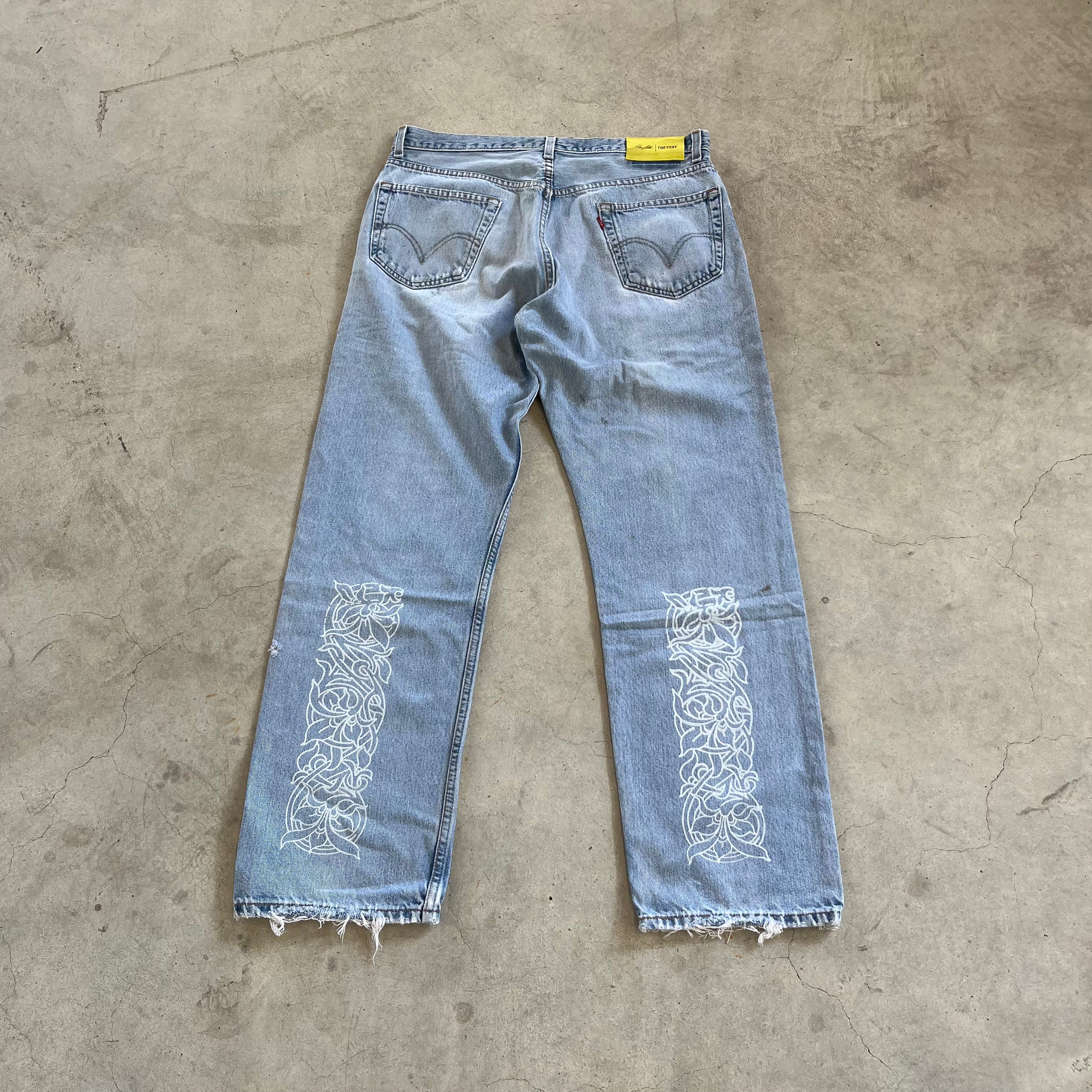 THEYSAY® x Marc Staeblein Vintage Rework Levi‘s 505 Denim W34 x L32