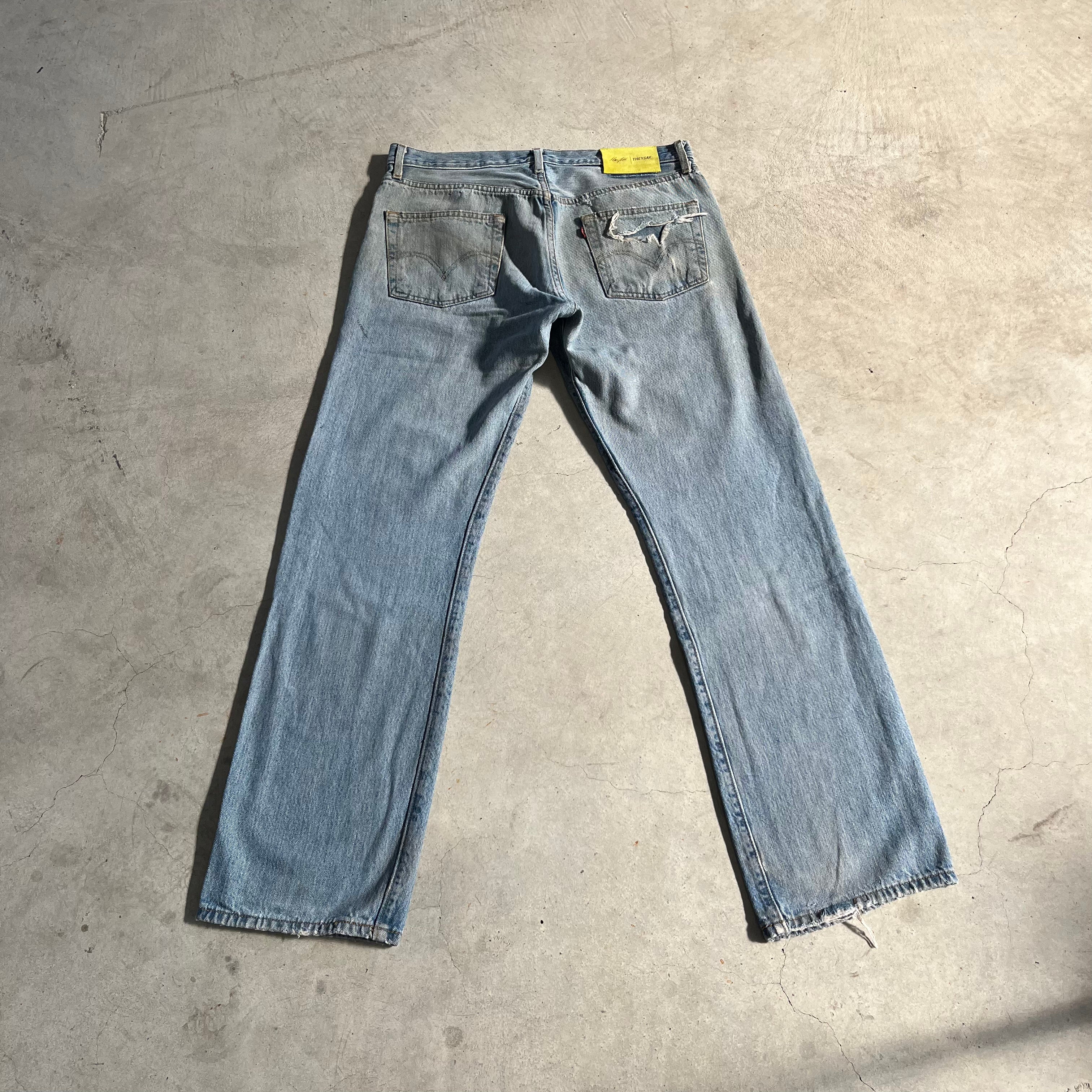 THEYSAY® x Marc Staeblein Vintage Rework Levi‘s 501 Denim W32 x L32