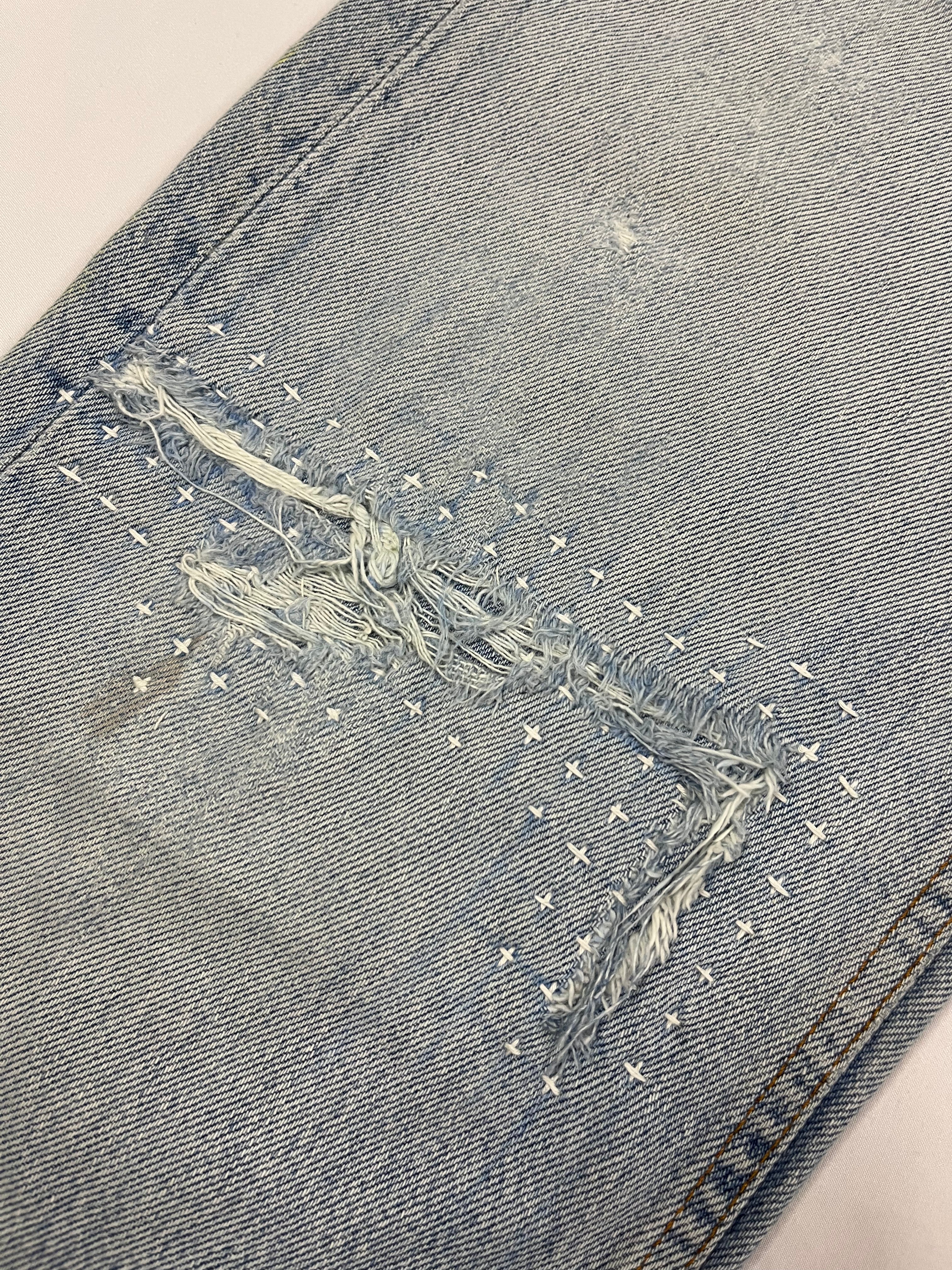 Vintage Levis 501 W31 L34 *Sashiko